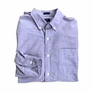 J.Crew Men’s M Purple Slim Oxford